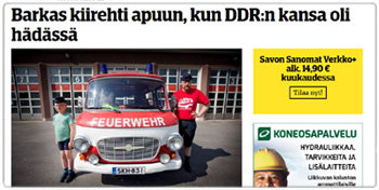 Barkas kiirehti apuun...